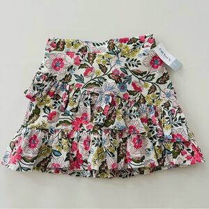 Carter’s Girls 7 Floral Ruffle Skirt Skort NWT